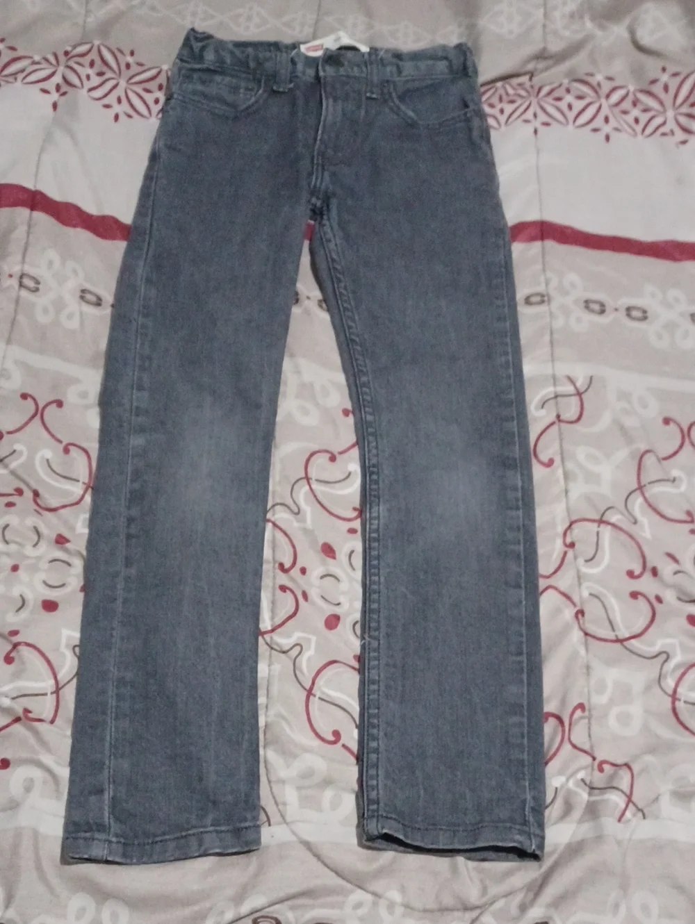 Levi's 510 Grey Skinny Jeans For Boys Size 12
